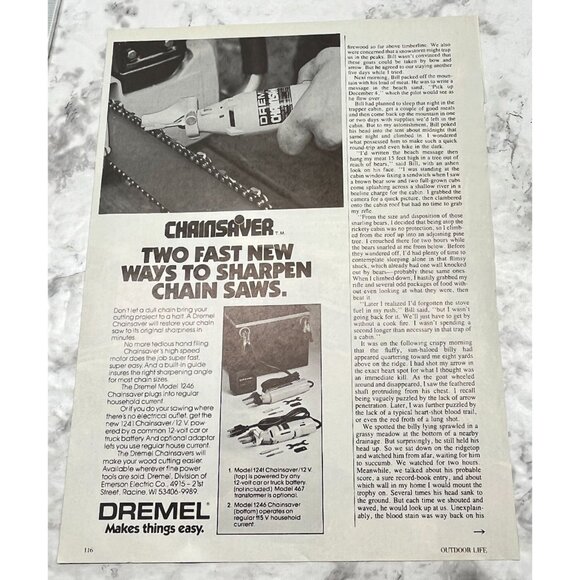 Weatherby Mark V Rifles Print Ad Vintage 1982 Magnum Lazermark Hunting - Picture 3 of 6